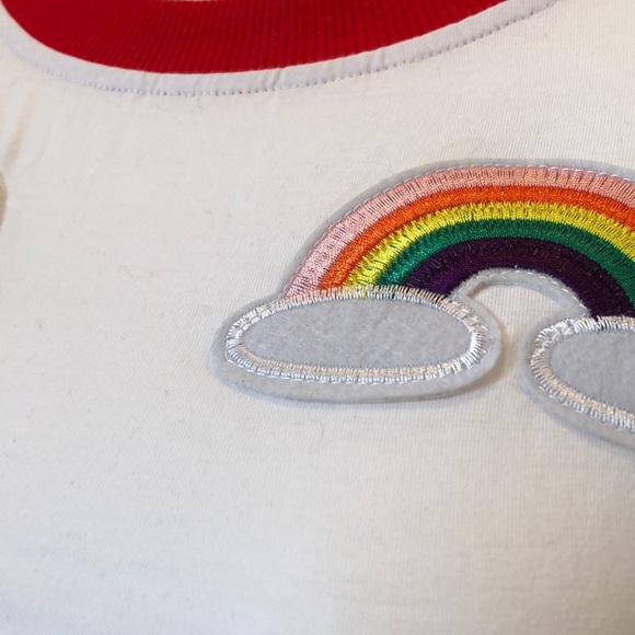 Top with rainbow embroidery - Picture 2 of 2